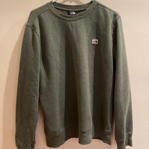 Green North Face Crewneck